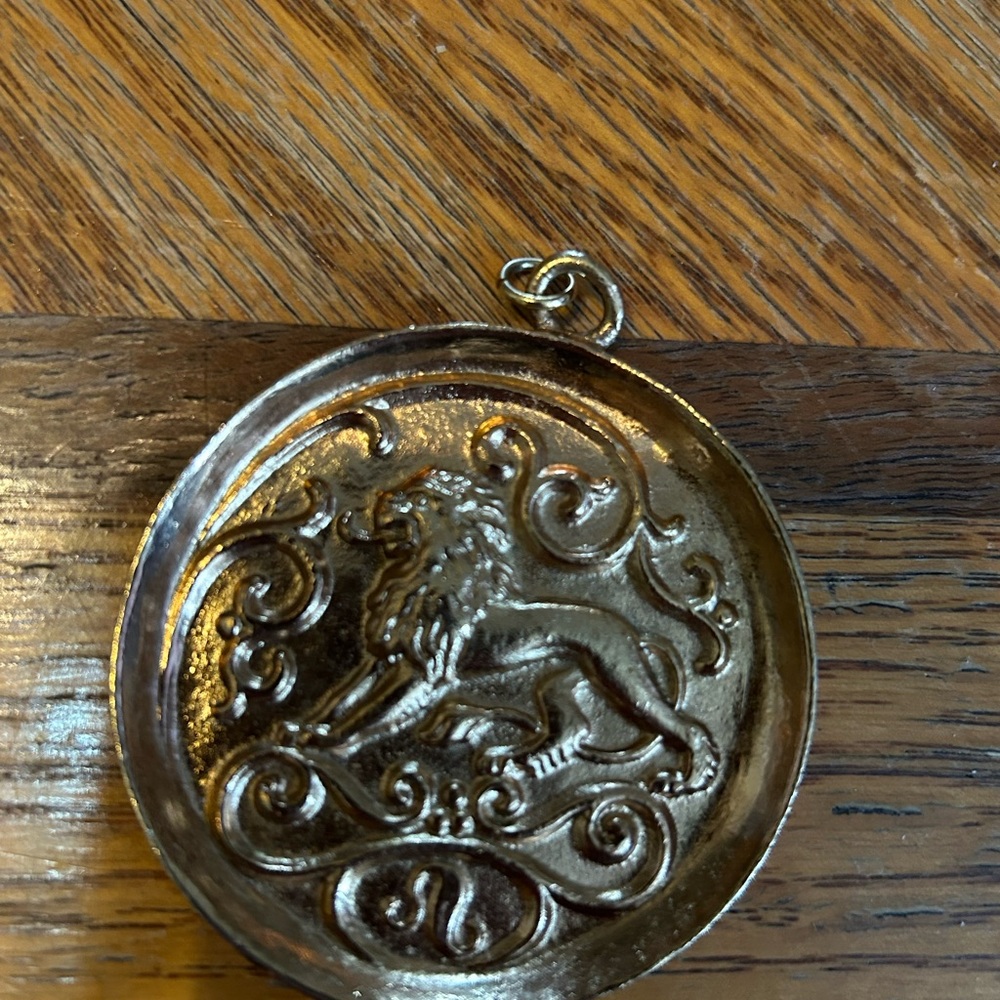 Gold Lion Medallion